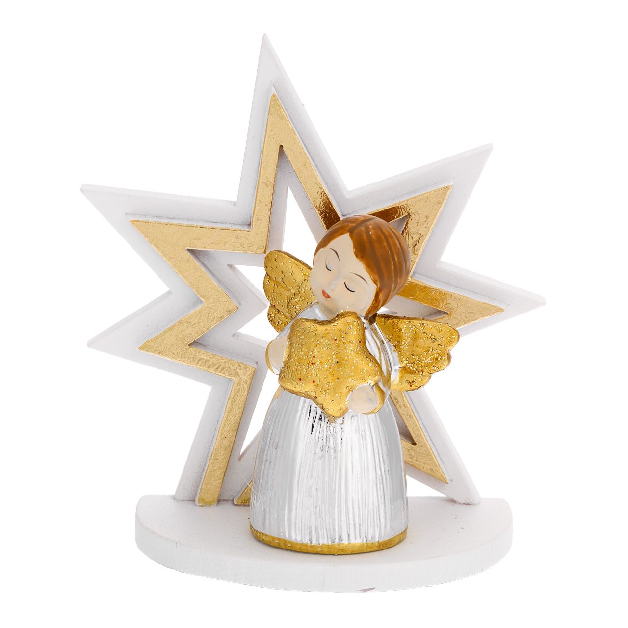 ALBERO STELLA H. 85 ORO CON ANGIOLETTO CON STELLA
